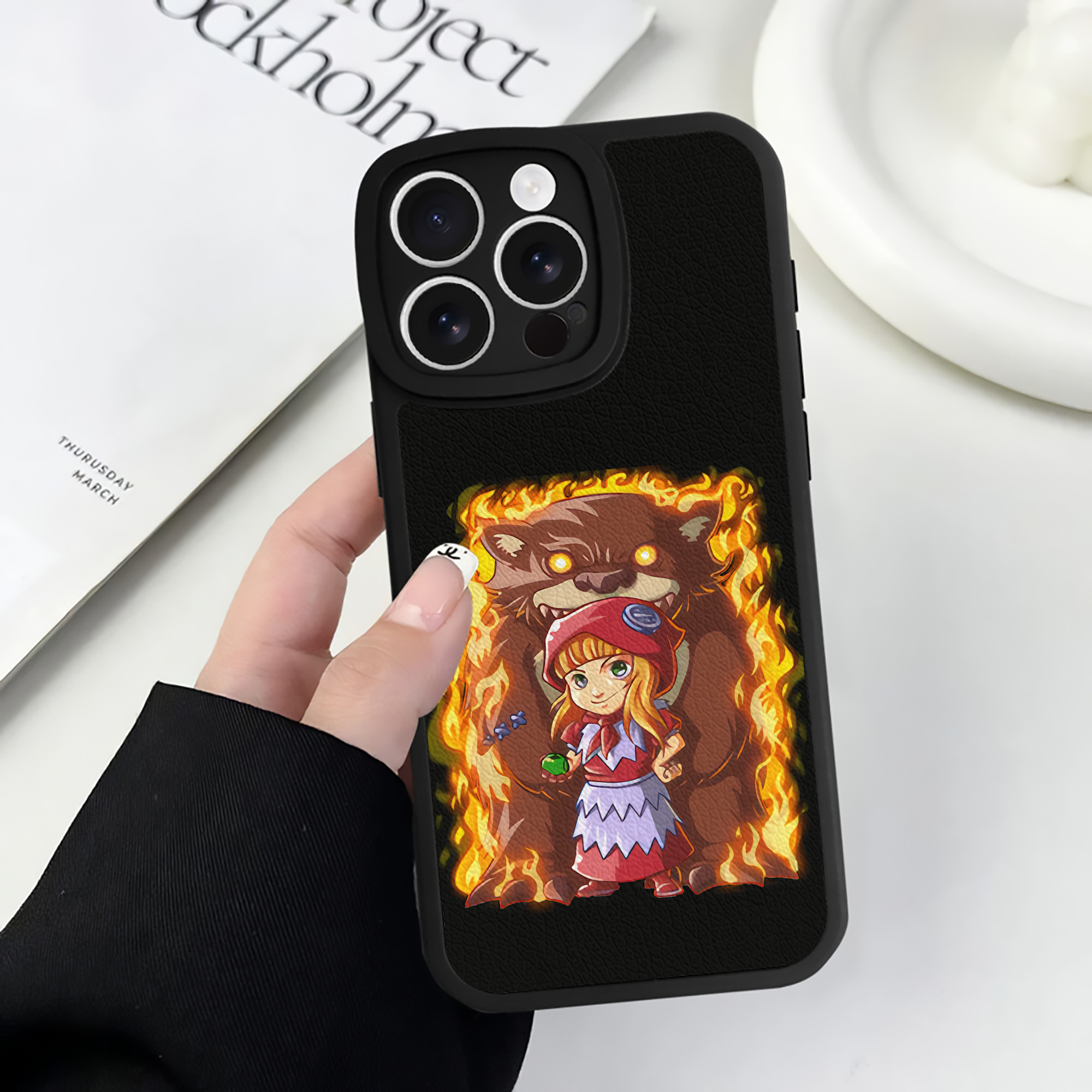 リーグ・オブ・レジェンド League of Legends LOL 【iPhone 16シリーズ対応】シリコンスマホケース（レザー調） 材質：シリコン